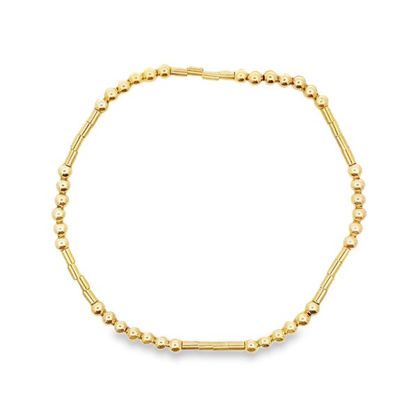 14kt Gold Filled Tube Shine Bright Remix Bead Bracelet Graham Jewelers Wayzata, MN