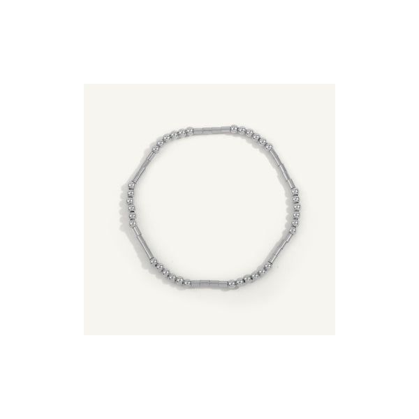 Sterling Silver Tube Shine Bright Remix Bead Bracelet Graham Jewelers Wayzata, MN