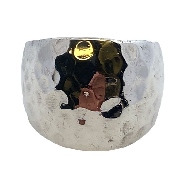 Sterling Silver Hammered ring Graham Jewelers Wayzata, MN