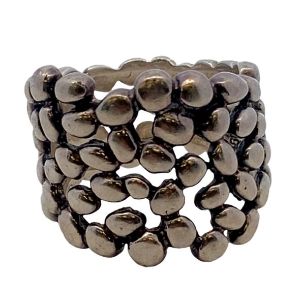 ESTATE Sterling Silver Dot Wide Ring Graham Jewelers Wayzata, MN