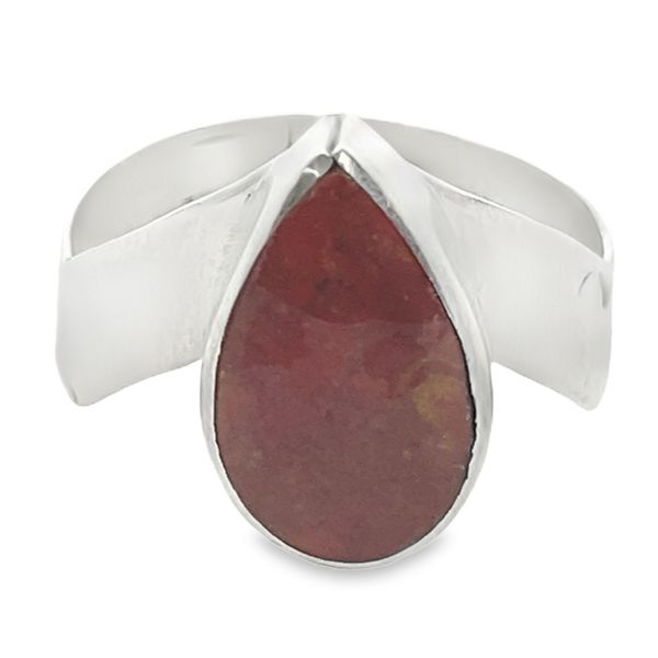 ESTATE Mex 925 Coral Pear Shape Stone Ring Graham Jewelers Wayzata, MN