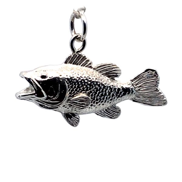 Made By Graham Sterling Silver Bass charm Graham Jewelers Wayzata, MN