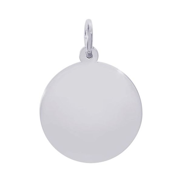 Rembrandt Charms Sterling Silver Medium Round Disc -50 Series Graham Jewelers Wayzata, MN