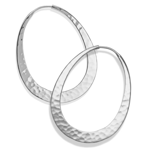 Eco Silver 18mm Oval Hoop ER Graham Jewelers Wayzata, MN