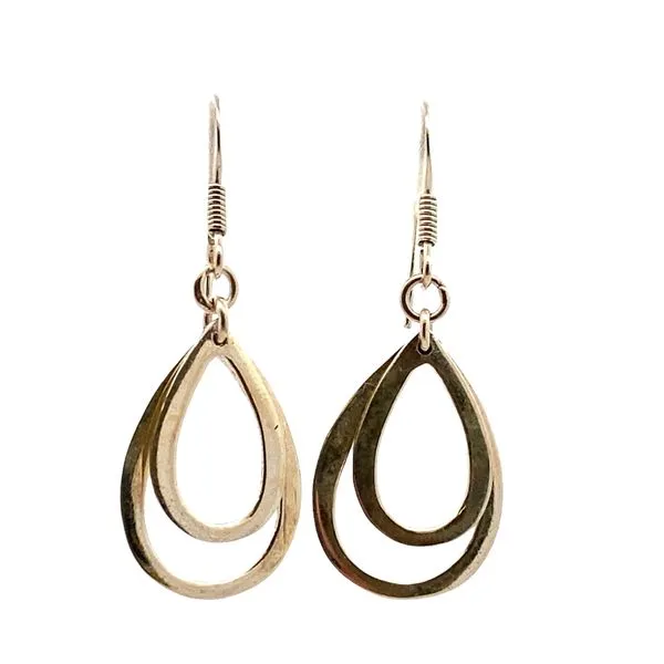 Elegant Interlock Teardrop Dangle earrings Graham Jewelers Wayzata, MN