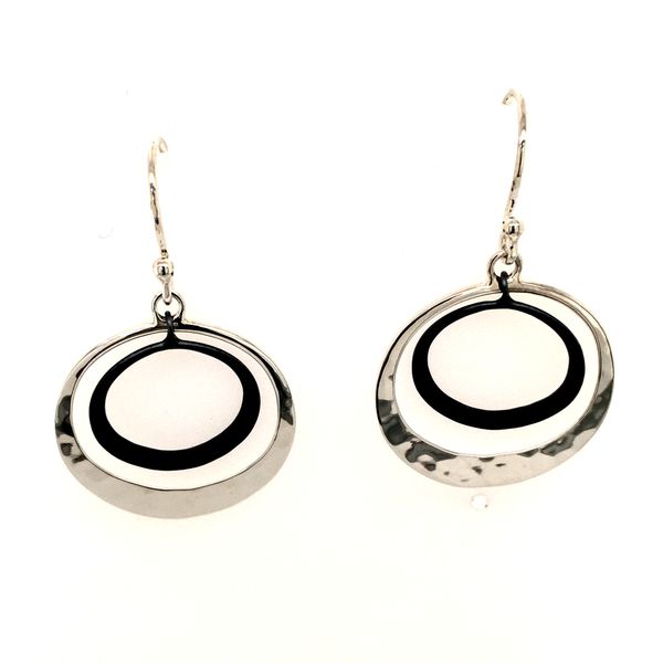 Toby Pomeroy Ecosilver Two tone Lunar Earrings Graham Jewelers Wayzata, MN