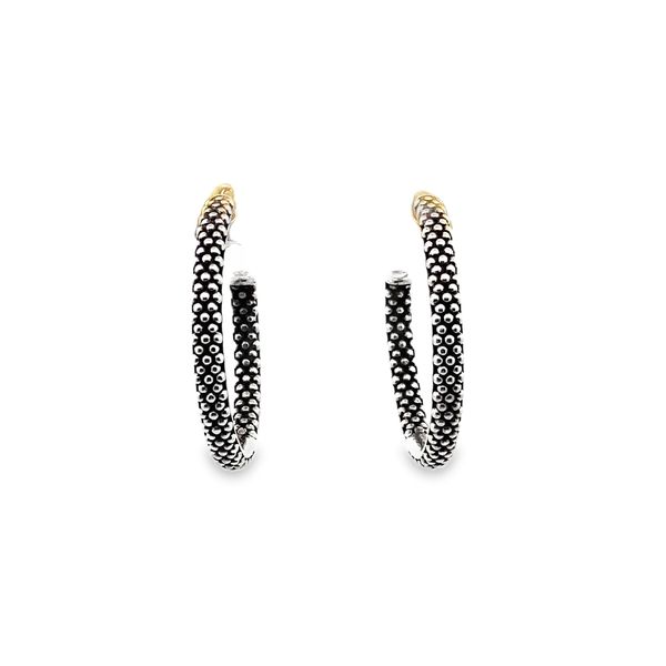 ESTATE 925 Lagos J hoop earrings Graham Jewelers Wayzata, MN