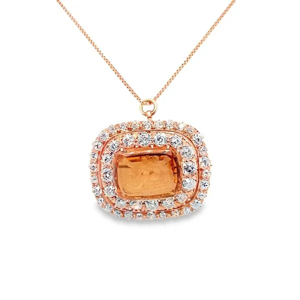 Carved Precious Topaz Old Mine Cut Graham Jewelers Wayzata, MN