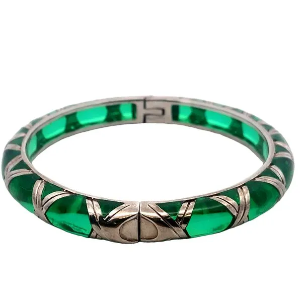 Angelique de Paris Green Bamboo bracelet Graham Jewelers Wayzata, MN