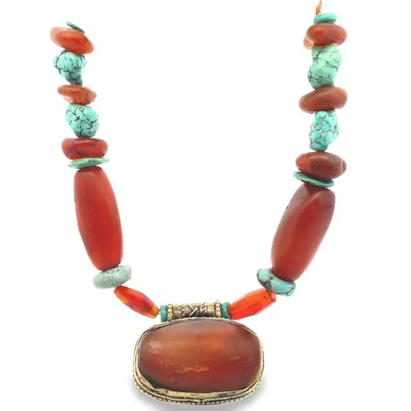 carnelian turquoise necklace Graham Jewelers Wayzata, MN