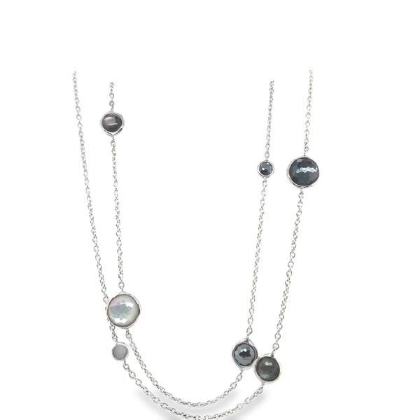 ESTATE Sterling silver IPPOLITA Station nevklce 40 MOP/rock crystal Graham Jewelers Wayzata, MN