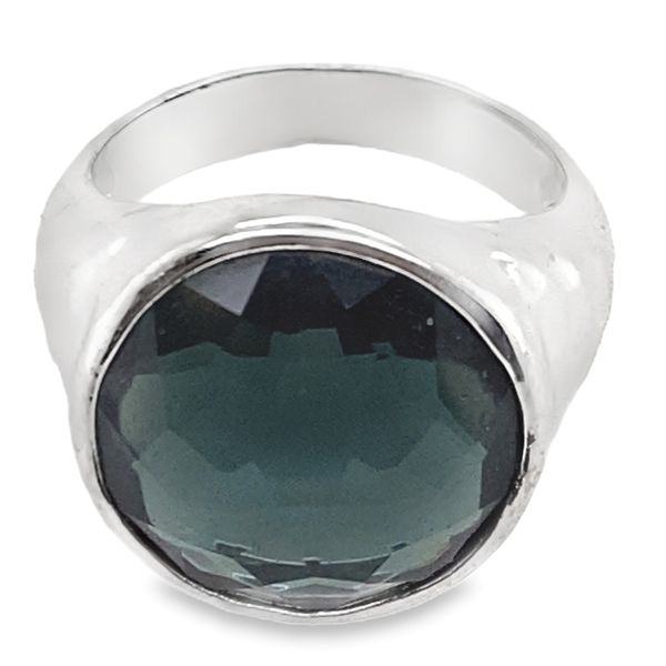 ESTATE Sterling Silver Uranium Glass ring Graham Jewelers Wayzata, MN