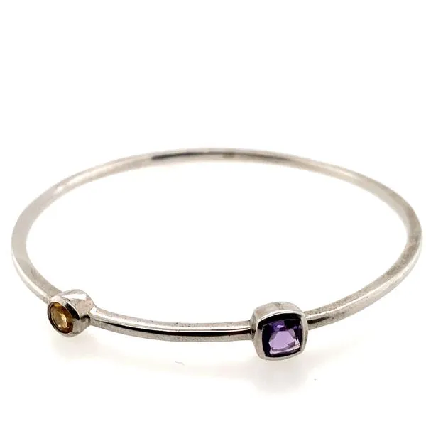 Silver Citrine amethyst bracelet Graham Jewelers Wayzata, MN