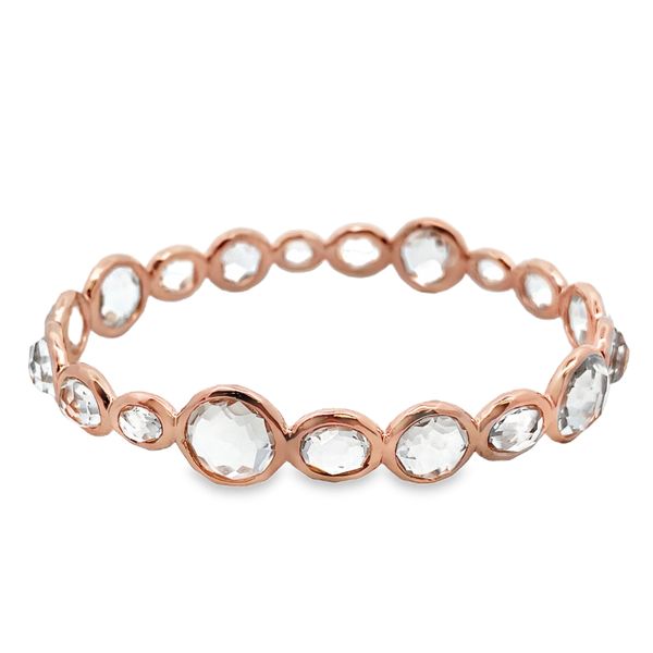 ESTATE  IPPOLITA Rose Rock Candy Clear quatz silver bracelet Graham Jewelers Wayzata, MN