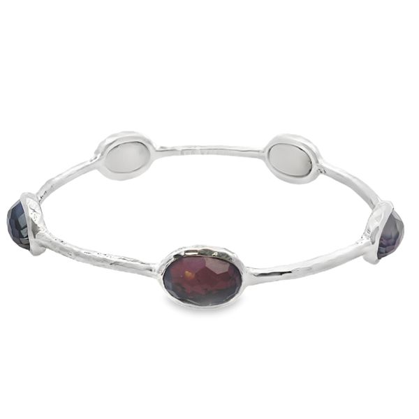 ESTATE  IPPOLITA Rock Candy 5 Purple Quartz doublet Silver bracelet Graham Jewelers Wayzata, MN