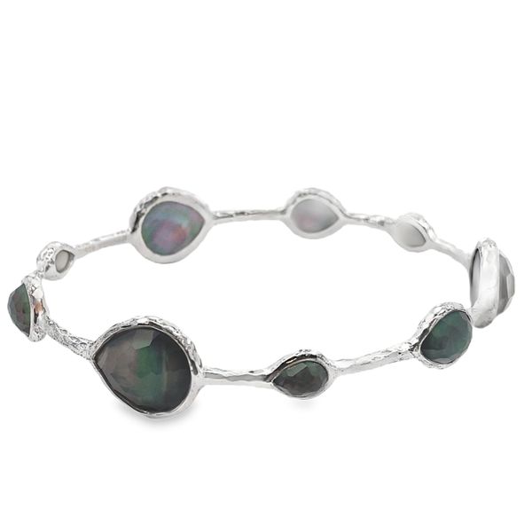 ESTATE IPPOLITA Rock candy Shell clear Rock crystal Doublet Silver bracelet Graham Jewelers Wayzata, MN