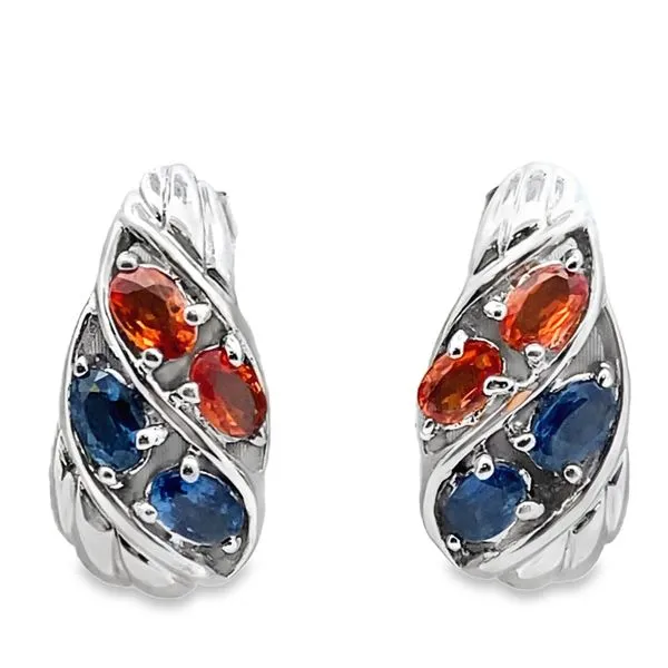 Silver Stone earrings Graham Jewelers Wayzata, MN