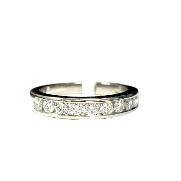 ESTATE Oscar Heyman .55ctw dia Platinum Channel Set Ring Graham Jewelers Wayzata, MN