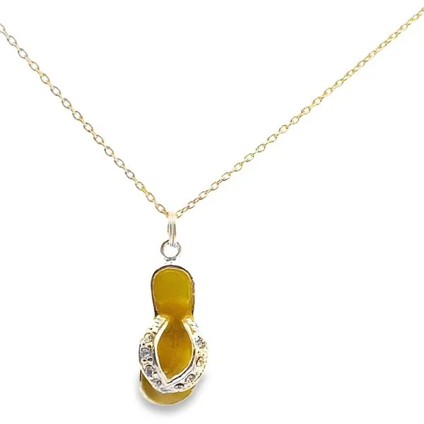 Yellow Enamel Flip Flop Graham Jewelers Wayzata, MN