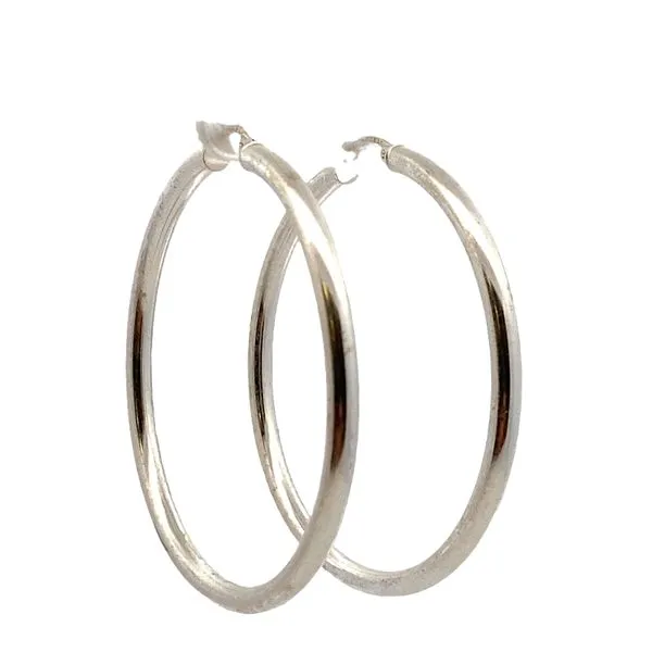 Classic Silver Hoop Earrings Graham Jewelers Wayzata, MN