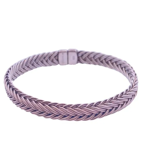 Sterling Silver Braided Bangle Bracelet Graham Jewelers Wayzata, MN