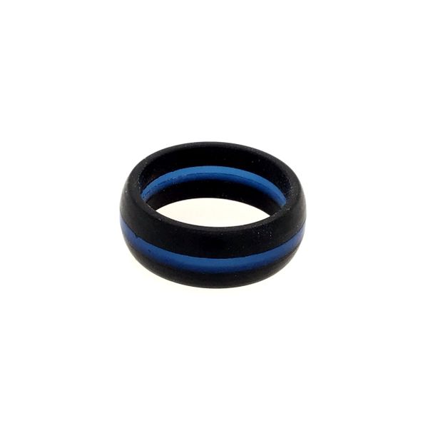 QALO  Thin Line Blue Ring Graham Jewelers Wayzata, MN