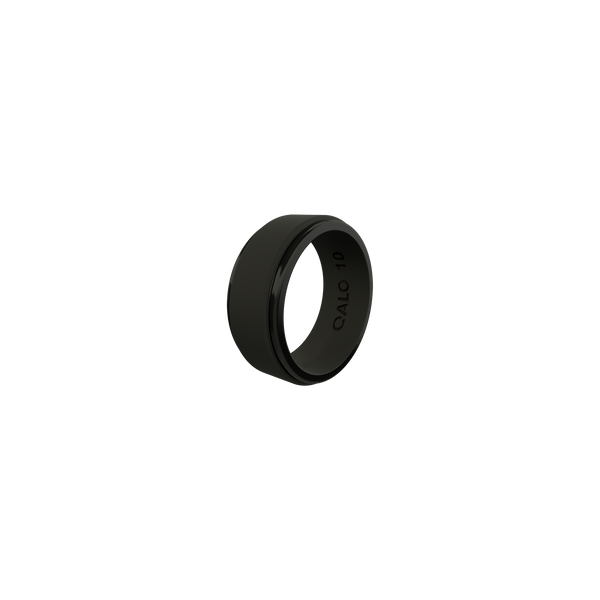 Men's Polished Step Edge Silicone Ring Graham Jewelers Wayzata, MN