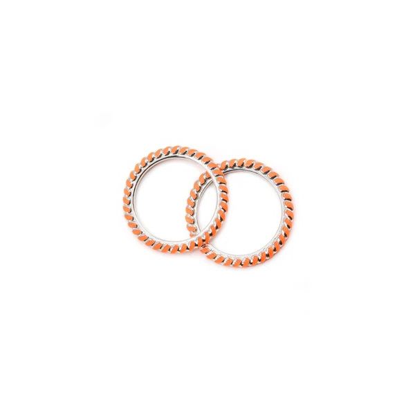 Sterling Silver Clementine Ceramic Twist Ring Gray's Jewelers Bespoke Saint James, NY
