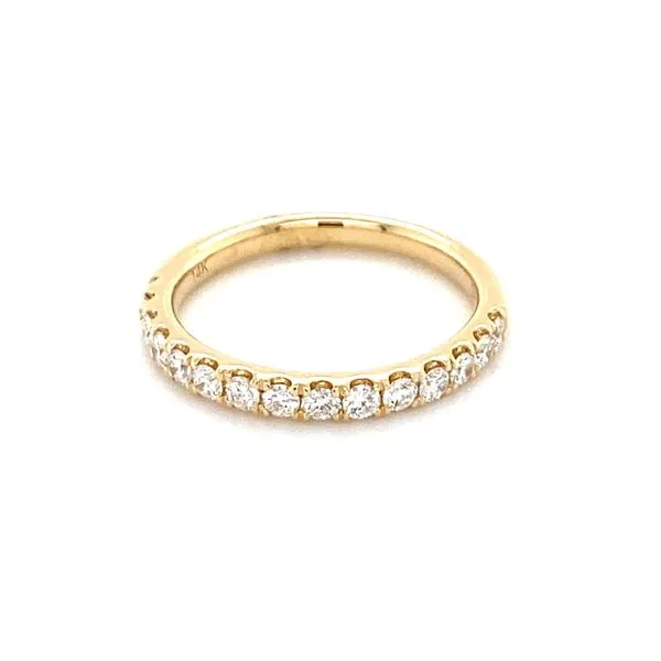 14K Yellow Gold Diamond Wedding Band Gray's Jewelers Bespoke Saint James, NY