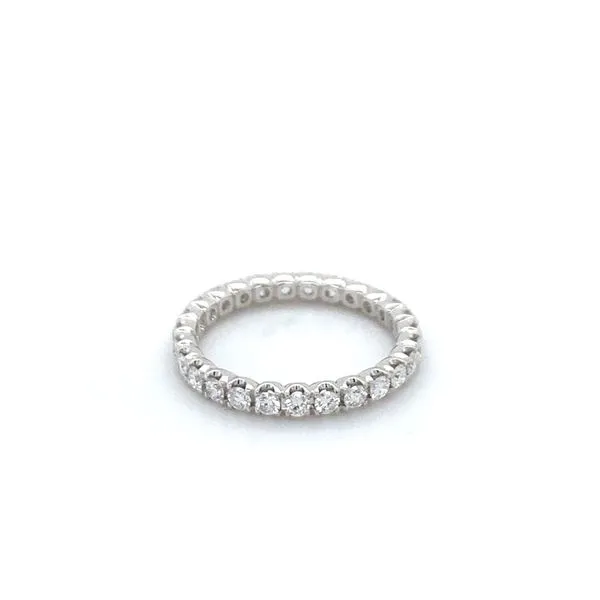 Platinum Diamond Eternity Band Gray's Jewelers Bespoke Saint James, NY