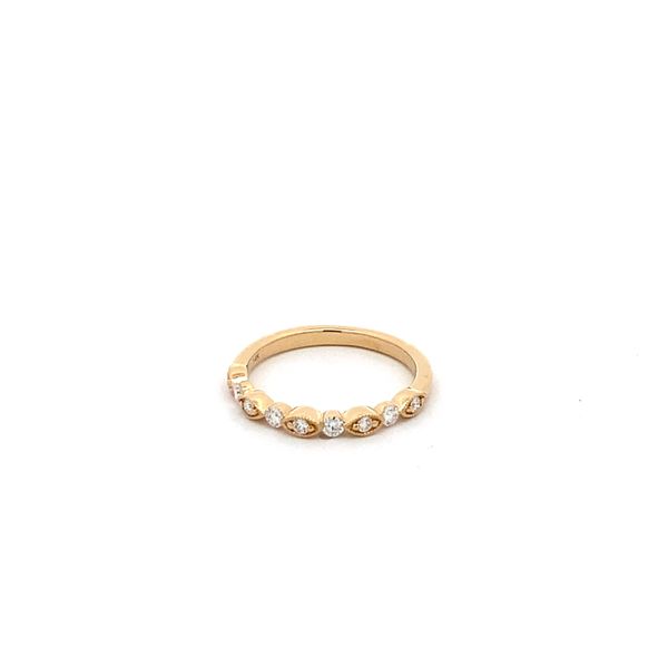 14K Yellow Gold Diamond Band Gray's Jewelers Bespoke Saint James, NY