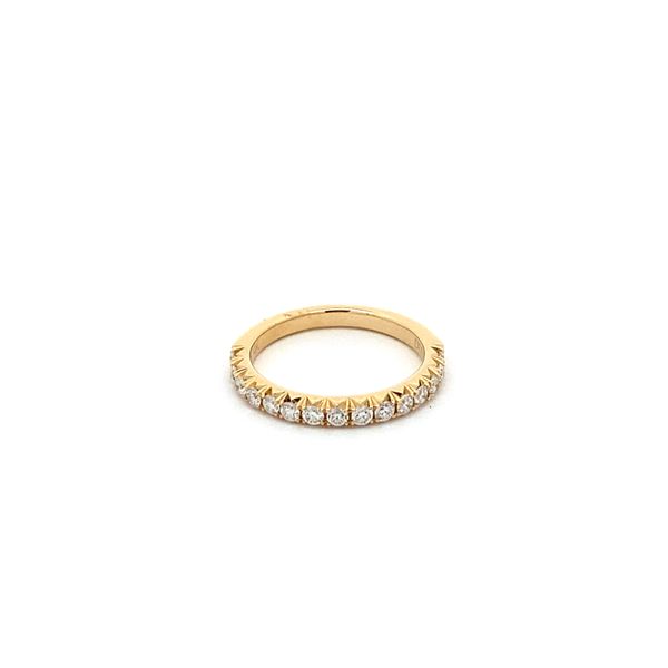 14K Yellow Gold Diamond Band Gray's Jewelers Bespoke Saint James, NY