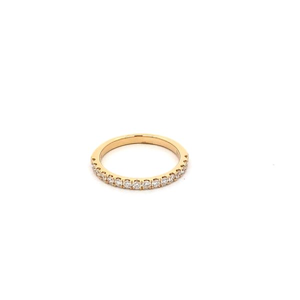 14K Yellow Gold Diamond Band Gray's Jewelers Bespoke Saint James, NY