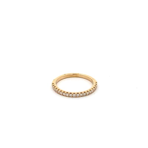 14K Yellow Gold Diamond Band Gray's Jewelers Bespoke Saint James, NY