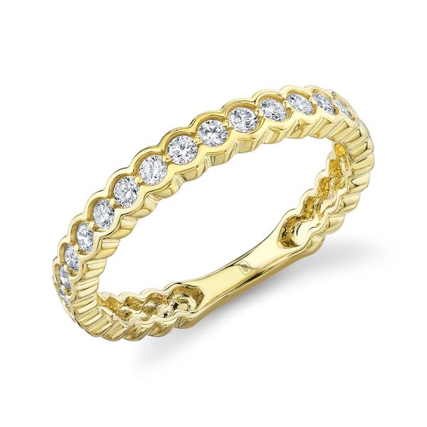 14K Yellow Gold Diamond Band Gray's Jewelers Bespoke Saint James, NY