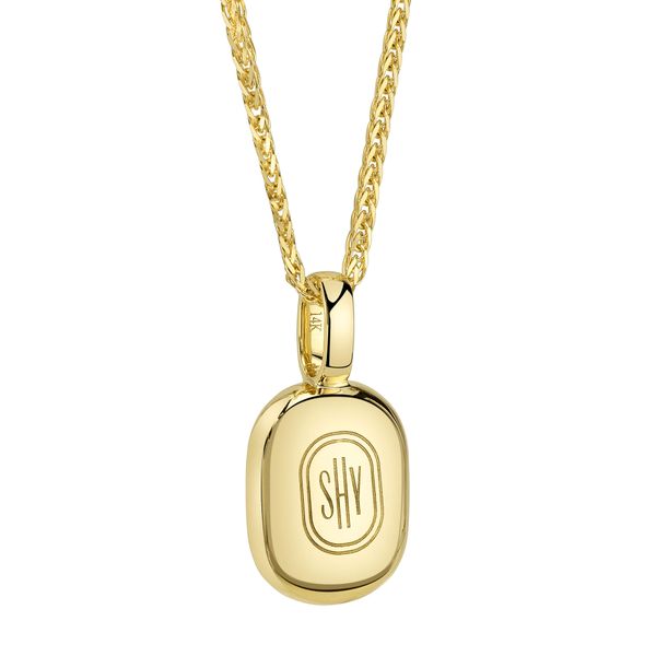 14K Yellow Gold Diamond Baguette Chopin Chain Necklace Image 2 Gray's Jewelers Bespoke Saint James, NY