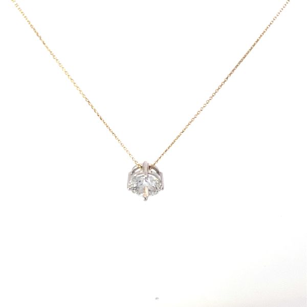 14K White Gold Lab Grown Diamond Pendant Gray's Jewelers Bespoke Saint James, NY