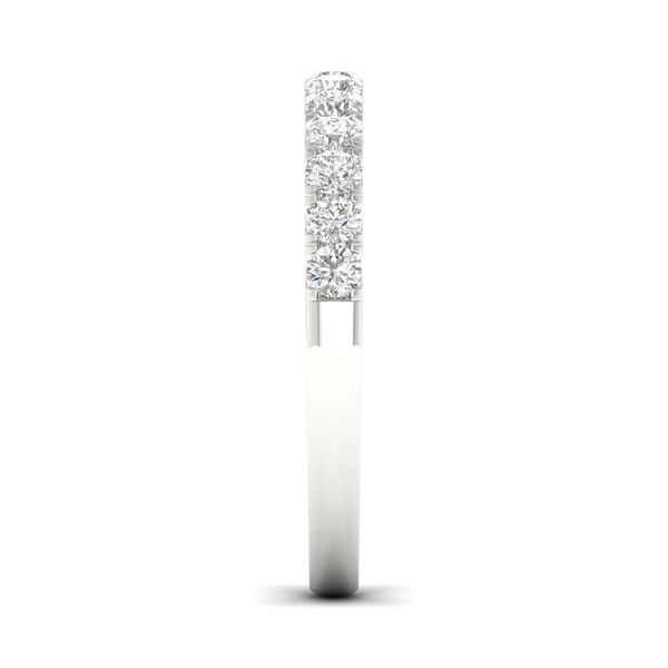 14K White Gold Lab Grown Diamond Band Image 2 Gray's Jewelers Bespoke Saint James, NY