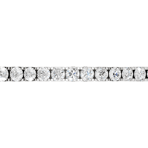14K White Gold Lab Grown Diamond Eternity Tennis Bracelet Image 2 Gray's Jewelers Bespoke Saint James, NY
