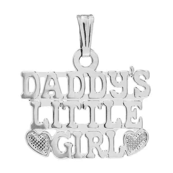 Childrens Sterling Silver Daddys Little Girl Necklace Gray's Jewelers Bespoke Saint James, NY