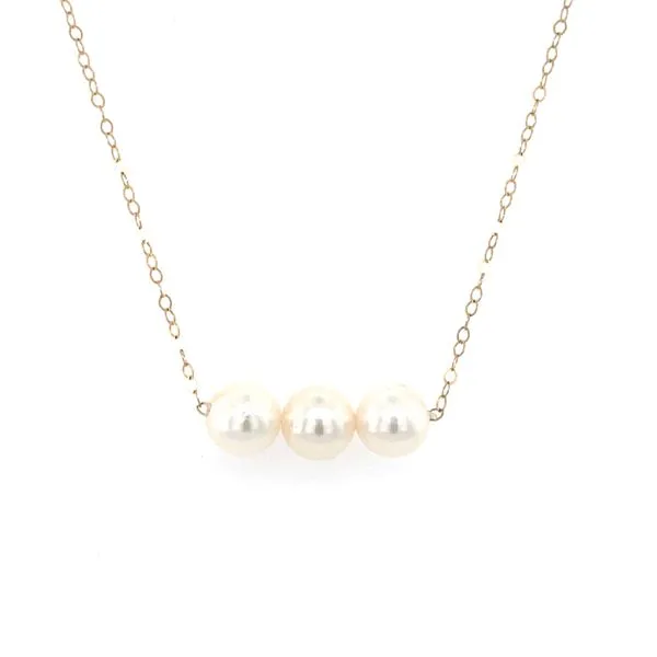 14K Yellow Gold Start-Her-Pearl Necklace Gray's Jewelers Bespoke Saint James, NY