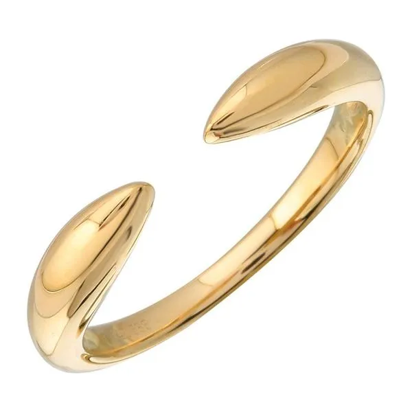 14k Yellow Gold Claw Ring Gray's Jewelers Bespoke Saint James, NY