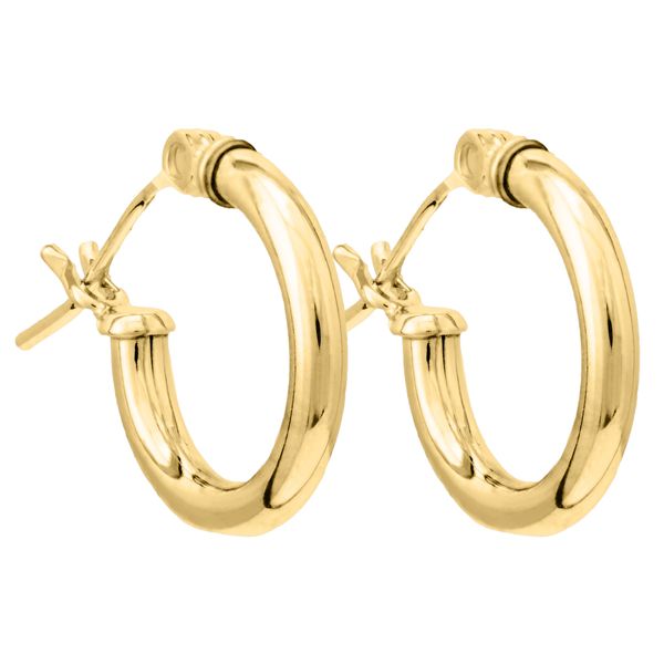 Childrens 14K Yellow Gold Hoop Earring Gray's Jewelers Bespoke Saint James, NY