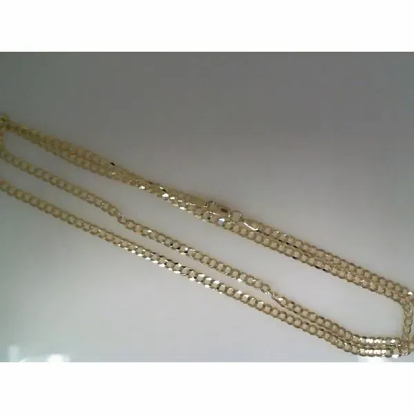 14k Yellow Gold Comfort Curb Chain 20