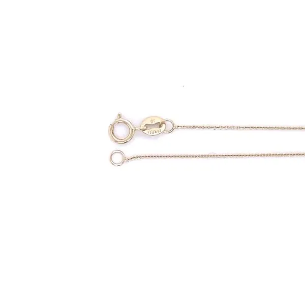 14k Yellow Gold Diamond Cut Cable Chain 16