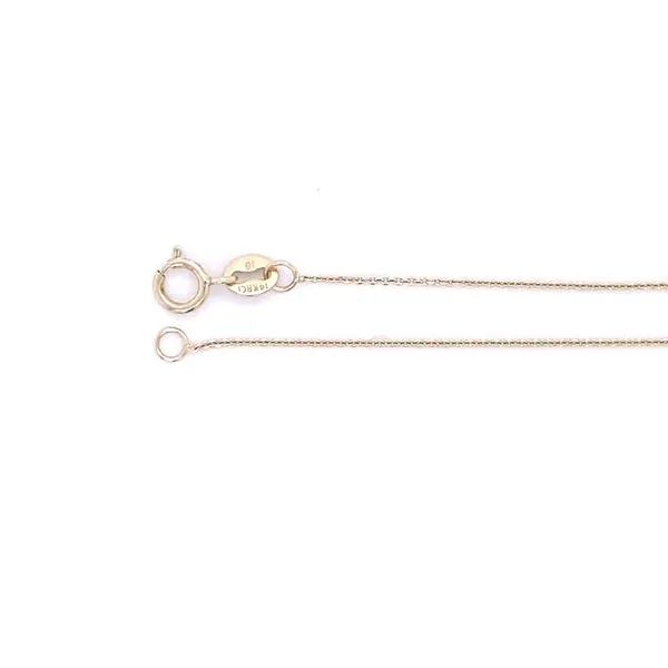 14k Yellow Gold Diamond Cut Cable Chain 16
