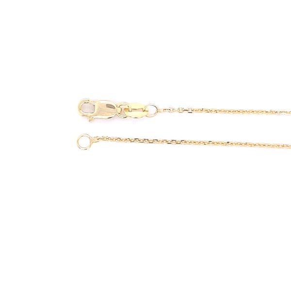 14k Yellow Gold Diamond Cut Cable Chain 16