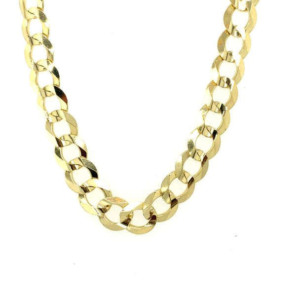 14k Yellow Gold Curb Chain 22