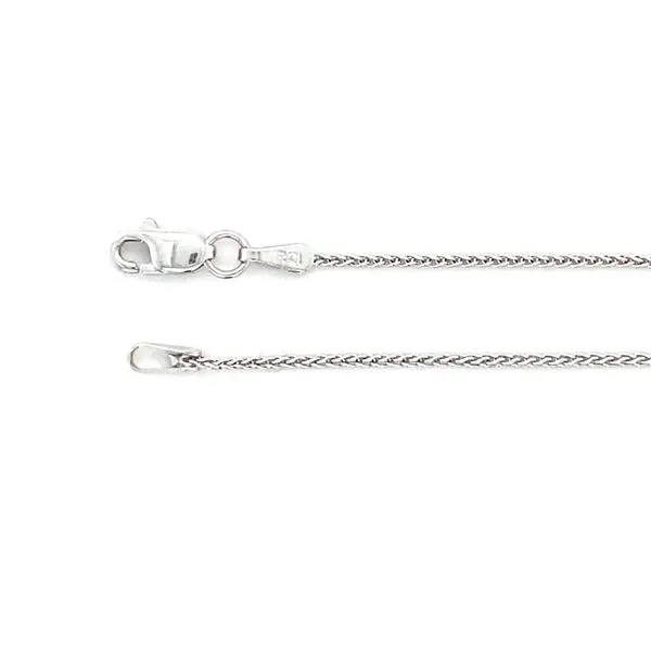 14K White Gold Wheat Chain Gray's Jewelers Bespoke Saint James, NY