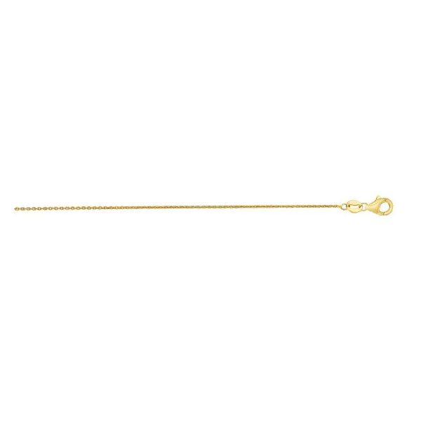14K Yellow Gold Cable Chain Gray's Jewelers Bespoke Saint James, NY